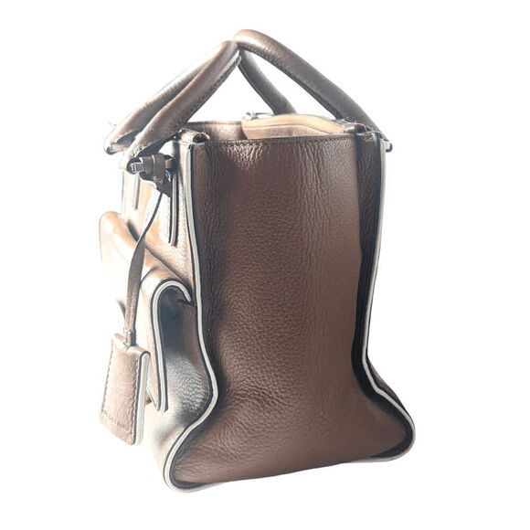 MICHAEL KORS Audrey Brown Leather Satchel - Picture 5 of 11